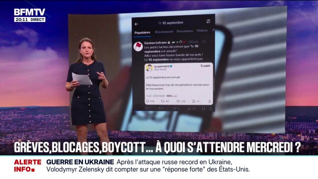Grèves, blocages, boycott: à quoi faut-il s'attendre ce mercredi 10 septembre ?