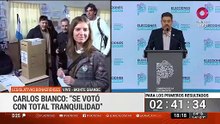 Carlos Bianco: "Se votó con total tranquilidad"
