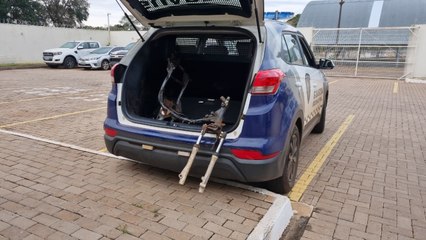 Chassi de Biz aparece em rio e mobiliza Guarda Municipal de Cascavel