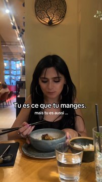 Tu es ce que tu manges et ce dont tu te nourris 💫