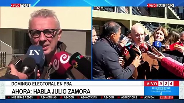 Julio Zamora, tras emitir su voto: “Tenemos buenas expectativas”