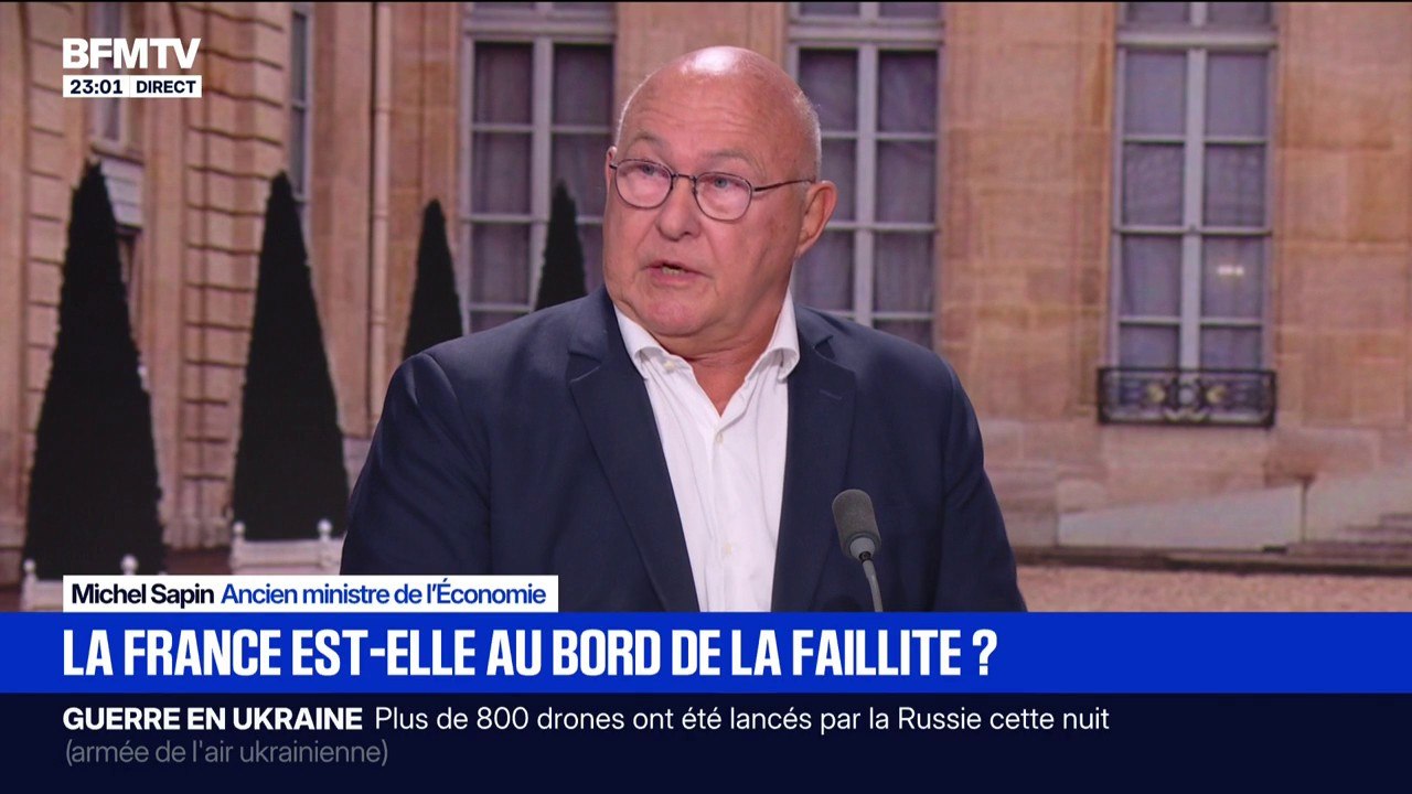 Dette française: "Un pays comme la France ne peut pas être un pays qui ne cesse de s'endetter", explique Michel Sapin, ancien ministre de l'Économie