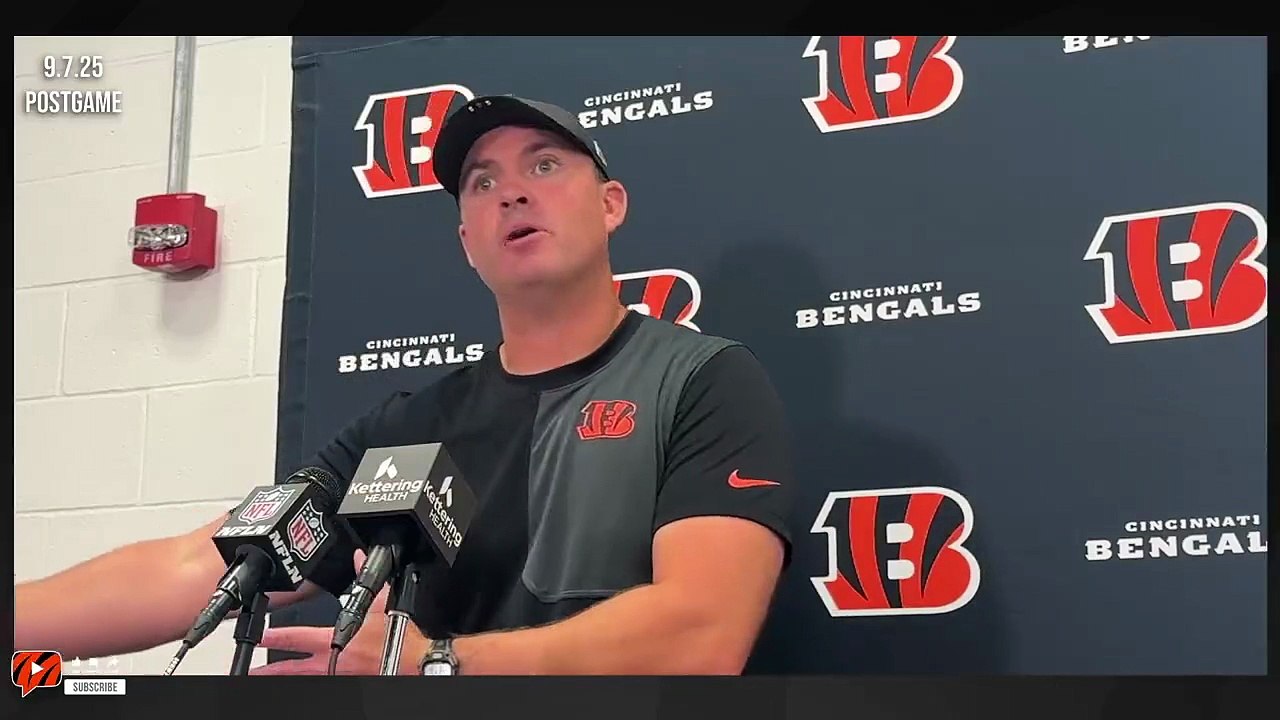 Zac Taylor on Bengals' win over Browns in Week 1