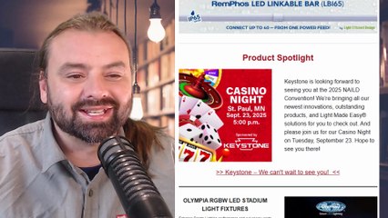 An Announcement -- The Lighting Industry News Brief Sept 08