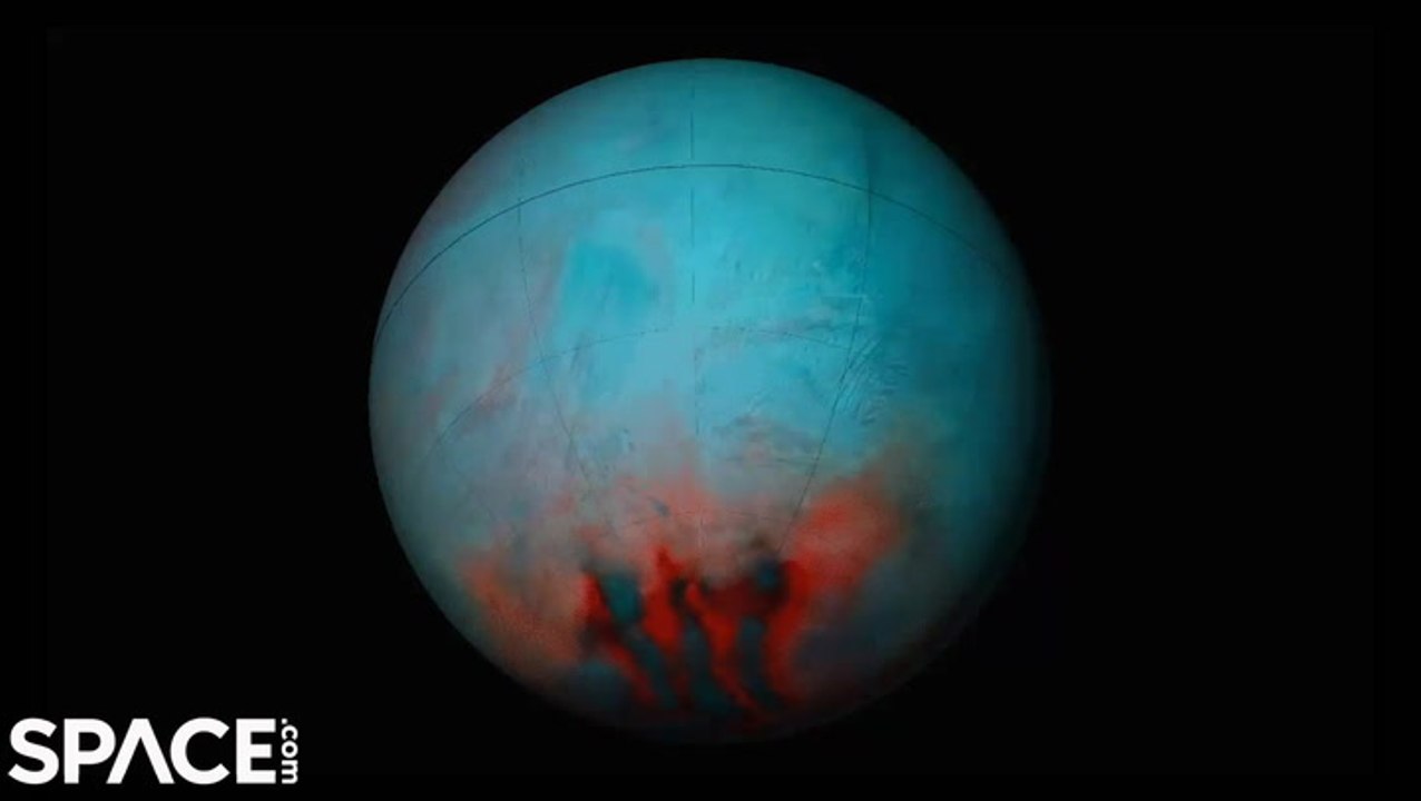 Saturn's Moon Enceladus: Fresh Ice Indicated In Infrared Views