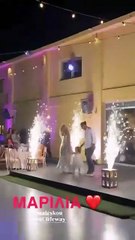 Η Ιωάννα Μαλέσκου με τον Κωνσταντίνο Δανιά βάπτισαν την κόρη τους