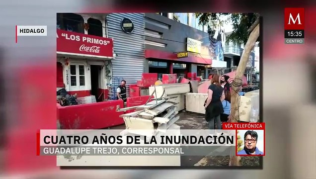 Se cumplen 4 años de la inundación en Tula; habitantes viven con miedo a que se repita el desastre
