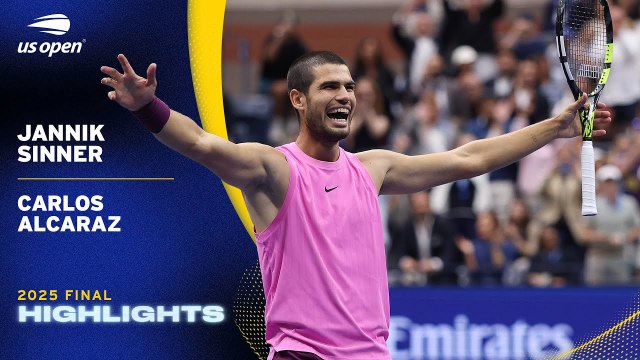 Jannik Sinner vs. Carlos Alcaraz Highlights | 2025 US Open Final