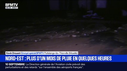 L'équivalent de plus d'un mois de pluie est tombé en Moselle