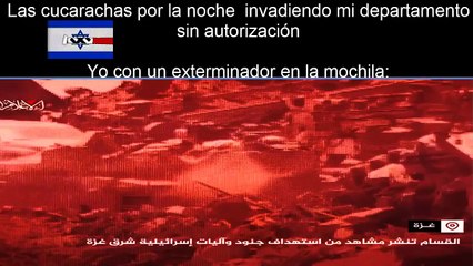 El Ejército cucaracha de Israel #freepalestine