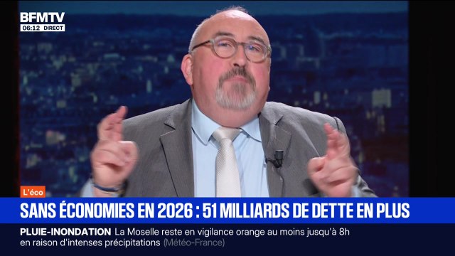 BFM Conso : Sans économies en 2026, 51 milliards de dette en plus - 09/09
