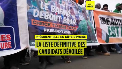 Présidentielle en Côte d'Ivoire : la liste définitive des candidats dévoilée