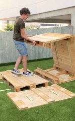 Transformez des palettes de ferraille en une MAISON DE RÊVE pour votre animal de compagnie