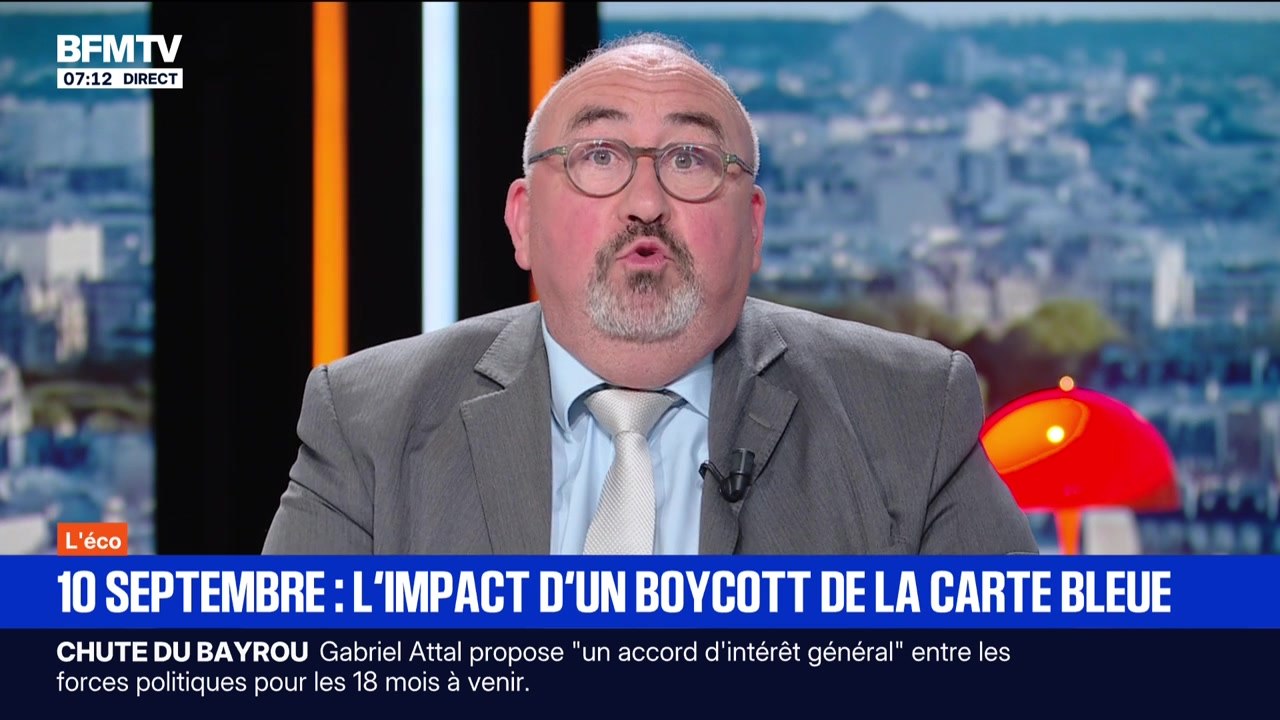 BFM éco : 10 septembre, l'impact d'un boycott de la carte bleue - 09/09