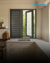 Stylish Aluminium Louvers for Bright and Airy Kitchen Spaces