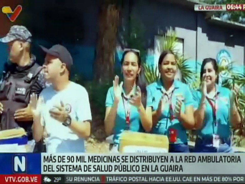 Más de 90 mil medicinas e insumos médicos fueron distribuidos en la red ambulatoria de La Guaira