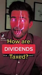 🚨💰HOW ARE DIVIDENDS TAXED- (in 50sec.)