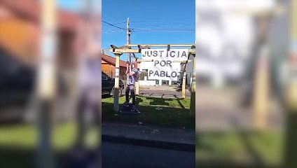 El reclamo de justicia por Pablo Grillo, presente en la jornada electoral