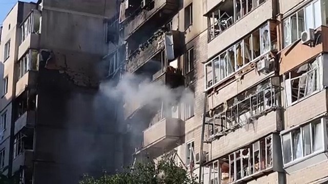 Rusia escala sus ataques con un récord de drones que alcanzan la sede del Gobierno en Kiev