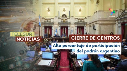 Inicia proceso de escrutinios en elecciones legislativas en Argentina