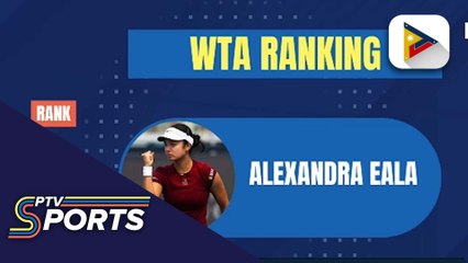 Alex Eala, umangat sa 61st spot ng WTA rankings