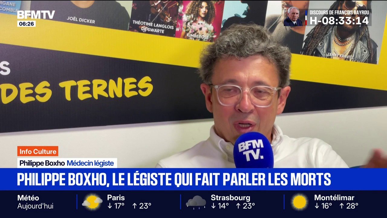 Le médecin légiste Philippe Boxho sort son quatrième livre "La mort, c'est ma vie"