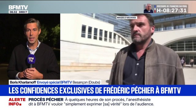 DOCUMENT BFMTV. Je veux pouvoir exprimer ma parole : les confidences de l'anesthésiste Frédéric Péchier, jugé à partir de ce lundi 8 septembre, pour 30 cas d'empoisonnement de patients