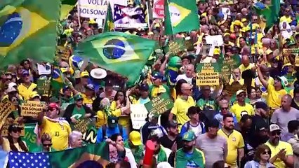 Bolsonaro supporters rally in Brazil as coup trial nears verdict