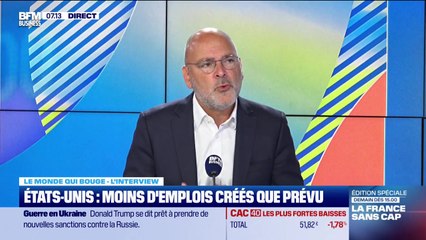 Le monde qui bouge - L'Interview : États-Unis, moins d'emplois créés que prévu - 08/09