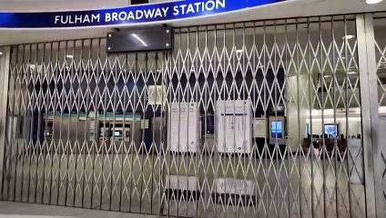 London Underground stations close early ahead of major strike