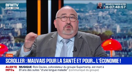 BFM éco : Scroller, mauvais pour la santé et pour... l'économie ! - 08/09