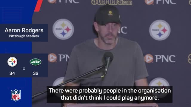 Rodgers was 'happy to beat everyone associated with the Jets'