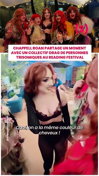 Après son concert au Reading Festival, Chappell Roan a partagé un moment backstage avec Drag Syndrom