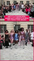 C’est une première dans l’histoire de la Fashion Week parisienne ! Jeanne Friot a présenté un défilé