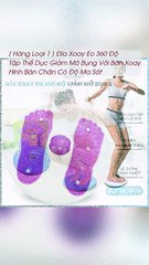 [ Hàng Loại 1 ] Đĩa Xoay Eo 360 Độ Tập Thể Dục Giảm Mỡ Bụng Với Bàn Xoay Hình Bàn Chân Có Độ Ma Sát Cao - TRIPMAP Marketplace