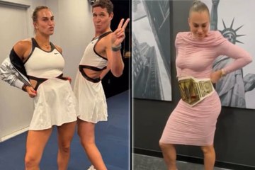 La fiesta más íntima de Sabalenka tras ganar el US Open: "Una noche en vida"
