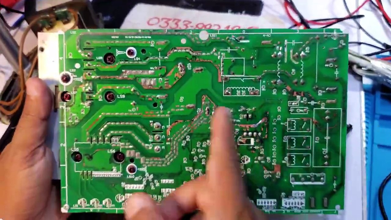 PEL Dawlance DC inverter AC E5 error code AC PCB #437
