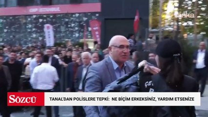 Ağır çantayı görünce devreye girdi: CHP'li Tanal’dan erkek polislere uyarı