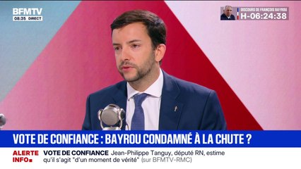 Jean-Philippe Tanguy (RN) estime que la politique d'Emmanuel Macron "nous a mené dans le mur"