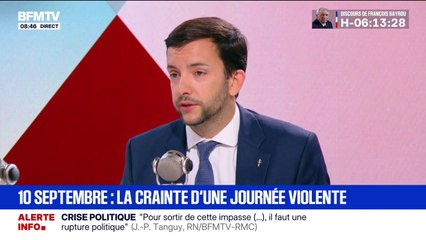 "Bien sûr qu'ils manipulent, c'est gros comme une maison": Jean-Philippe Tanguy sur LFI et le mouvement du 10 septembre