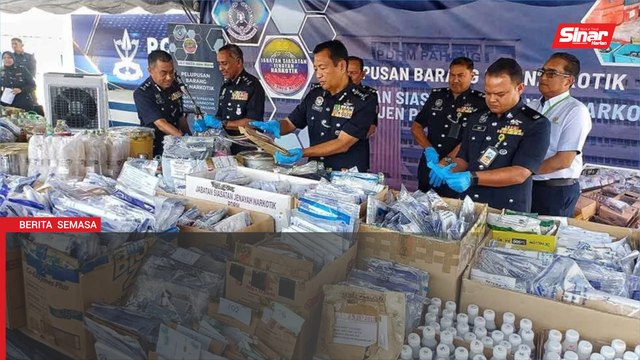 Polis Pahang lupus dadah lebih RM500,000, libatkan 2,656 barang kes
