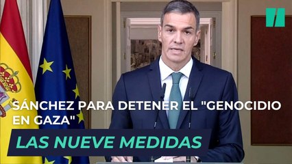Las nueve medidas que ha anunciado el Gobierno "contra el genocidio en Gaza"