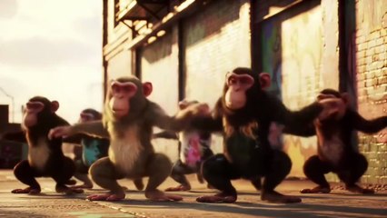 Monkey Hip hop dance ♥️😍