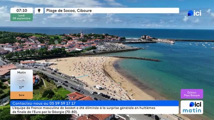 08/09/2025 - ici matin par ici Pays Basque en vidéo