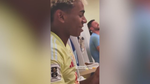 La pillada amorosa a Lamine de Nico Williams que ya es viral