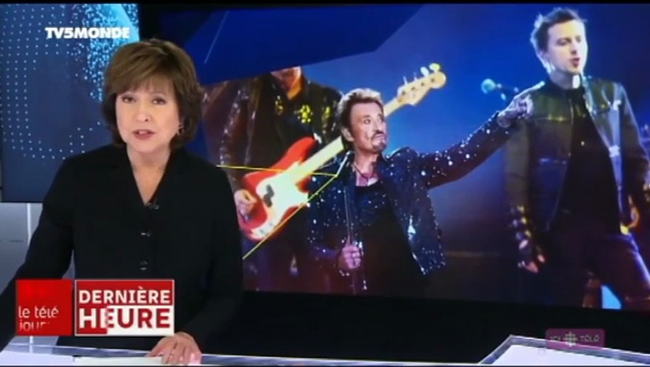 Johnny Hallyday – 06 décembre 2017 | Journal RDI (Radio Canada) – L’hommage du Québec