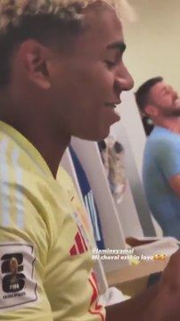 La pillada amorosa a Lamine de Nico Williams que ya es viral