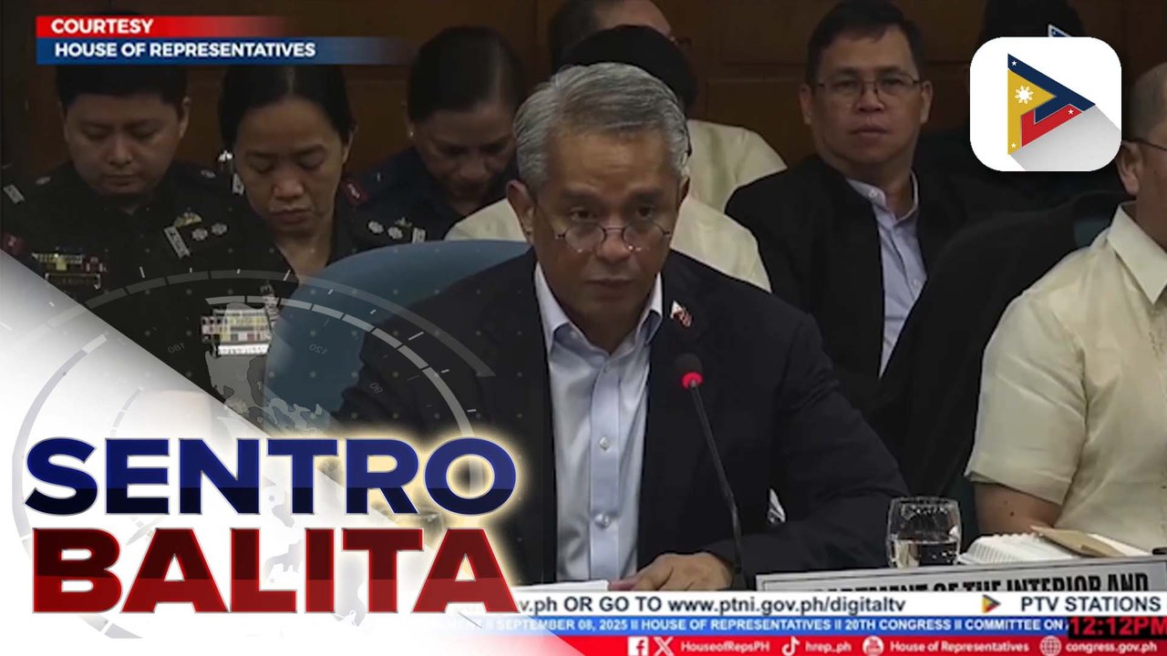 DILG, dinepensahan sa pagdinig ng House Committee on Appropriations ang kanilang P287.5-B na proposed 2026 budget