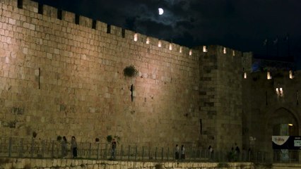 "Blood Moon" is seen during a total lunar eclipse over Jerusalem