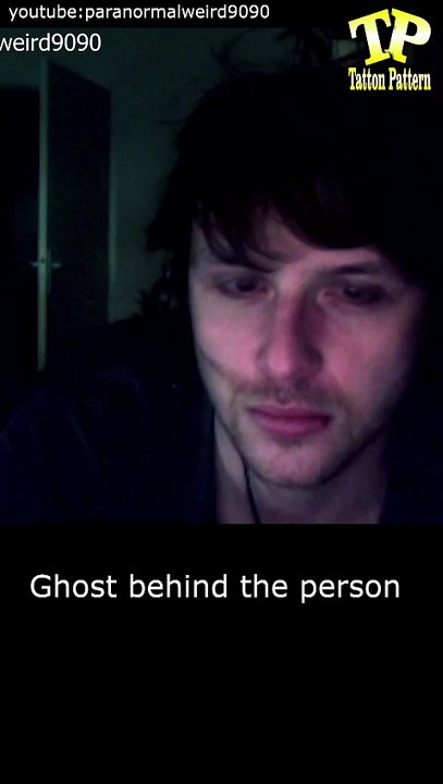 Ghost behind the person 😱